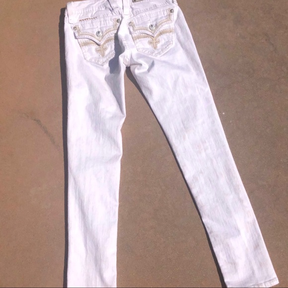 ROCK REVIVAL White Skinny Ankle Jeans - Picture 5 of 8